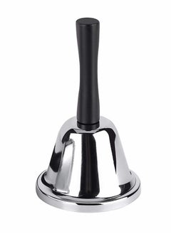 اشتري Loud Hand Bell, Silver Steel Hand Bells for Adults, Dinner Bells for Inside Classroom Bell, for Food Line, Alarm, Jingles, Ringing في السعودية