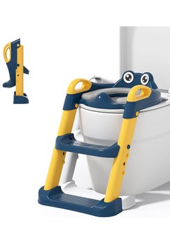 اشتري Lightweight Foldable Baby Toilet Step Stool For Children Golden في السعودية