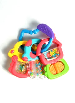 اشتري Turtees™ Colorful Attractive Plastic Non-Toxic Teether & Shake | Kids Activity Toys for Babies Fun Time في الامارات