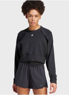 Buy Power Aeroready Crop Cover-Up Sweatshirt in Saudi Arabia