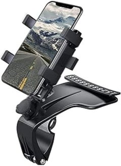 Buy NUFR Phone Mount for Car, Adjustable 1200 Degree Rotation Universal Car Dashboard Phone Holder,Rear View Mirror Universal Stand Clip Compatible with 4 to 7 inch Smartphone for iPhone 11/12/13 Pro Max in Egypt