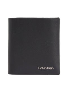 Buy Men's Trifold Wallet -  Leather, Black in Saudi Arabia