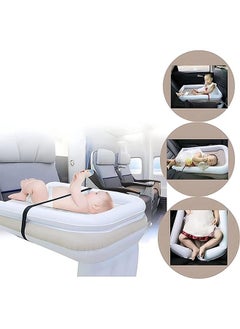 اشتري Inflatable Airplane Bed for Toddler Travel, Baby Travel Bed في السعودية