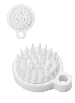 اشتري Scalp Massager Shampoo Brush, Wet & Dry Manual Scalp Care Shower Hair Scrubber, Soft Silicone Bristles, for Massage Stress Relax, Hair Growth, Dandruff Removal في الامارات