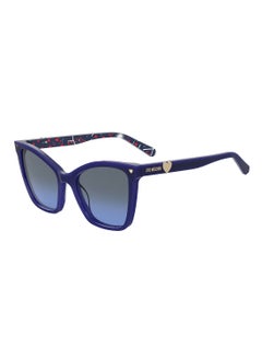 Buy Women's UV Protection Cat Eye Sunglasses - Mol045/S Blue 54 - Lens Size: 54 Mm in UAE