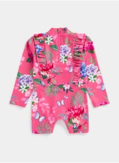 اشتري Floral Rashguard Swimsuit في السعودية