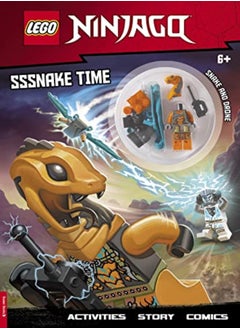 اشتري LEGO (R) NINJAGO (R): Sssnake Time Activity Book (with Snake Warrior Minifigure) في الامارات