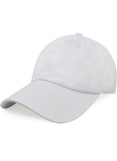 Buy YANEK Plain Baseball Cap | 100% Cotton Hat | Classic & Adjustable | Dad Caps | For Men and Women in UAE