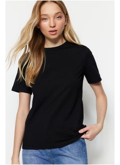 Buy T-Shirt - Black - Regular fit in Egypt