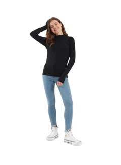 Buy High Neck Long Sleeve Top in Egypt
