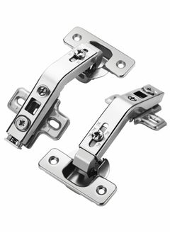 Buy 2 PCS 135Degree Hinges Full Overlay Concealed Frameless Lazy Susan Corner Kitchen Cabinet Replacement Bi Folding Folding Cabinet Door Hinges with Screws, Soft Closing Cupboard Folden Door in Saudi Arabia