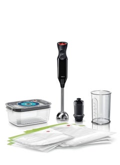 Buy Hand blender with air Suction ErgoMixx 1000 W 12 speed Black MS6CB61V1 in Egypt