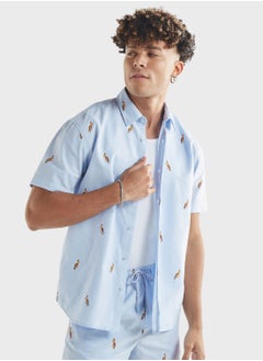 Buy Bird Print Relaxed Fit Shirt in UAE