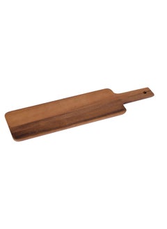 Buy Walnut Wood Paddle Board Cheese Serving Board WN4912 - 49X12 cm in UAE