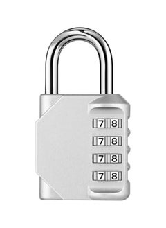 اشتري Combination Padlock Outdoor Weatherproof Padlocks Outdoor Heavy Duty Small Padlock Locker with Code Lock for Travel Bags Gym School Home Garage Locker Bike Lock في السعودية