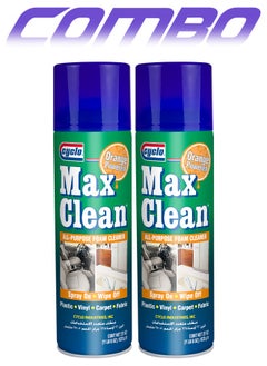 Buy 2 Pcs Cyclo Max Clean Multi-Purpose Foam Cleaner, Orange Powered, 25 oz Each in Saudi Arabia