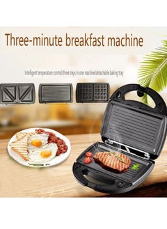 Buy Three-in-one household sandwich maker multi-function waffle maker in Saudi Arabia