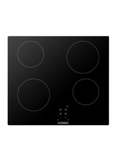 Buy La Modano 60 cm Electric Ceramic Hob With Touch Control with 4 Zones, 9 Stages, Timer, Child Lock, Overflow Security, and Residual Heat Indicator - LMBH603VT Black in UAE