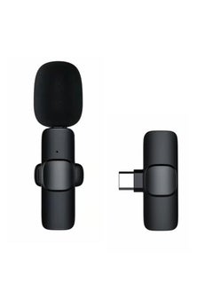 اشتري Wireless Lavalier Microphone Black في الامارات