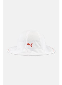 اشتري Women Brand Logo Bucket Hat, White في الامارات