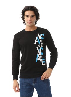 Buy Side Printed Long Sleeves Sweatshirt in Egypt