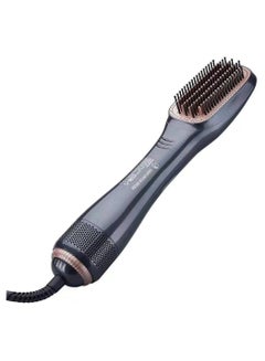 Buy Hair Dryer Brush & Straightener Brush, 2 In 1 Professional 1200W Powerful dryer brush in Saudi Arabia