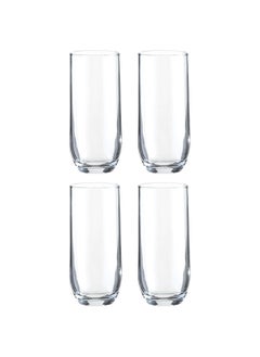 Buy Tulip Hiball Glass, Clear - Set of 4 in UAE