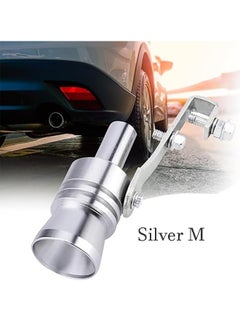 Buy Turbo Sound Whistle Simulators, 4 Inches x 0.9 Inches Exhaust Pipe Roar Makers, Automobile Modification Accessories, Universal for Most Cars, Trucks and Vans (Silver M) in Saudi Arabia