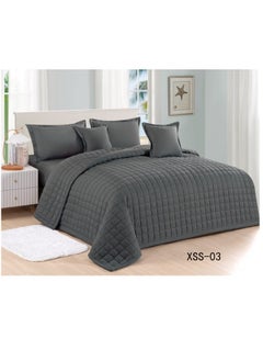 Buy Neferin Comforter Set, 6-Piece Compressed Sheet Polyester Comforter Size 240x220 cm in Saudi Arabia