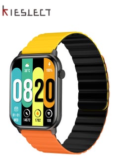 Buy Calling Smartwatch Ks With 1.78”Colorful AMOLED Always on Display/SpO2/Heart Rate Monitor/100 Sports Modes/AI Voice Assistant/Double Straps/IP68 Waterproof/For both Android and IOS（Black） in Saudi Arabia