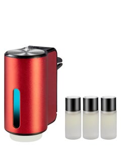 Buy Intelligent  Car Air Freshener Diffuser, Three Adjustable Modes Smart Car Air Freshener, Car Aroma Diffuser with 3pcs Essential Oil Bottles (Empty Bottle) in Saudi Arabia