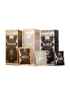 اشتري 1 box Black Coffee 1 box Cafe Latte and 1 Box Cafe Mocha في الامارات