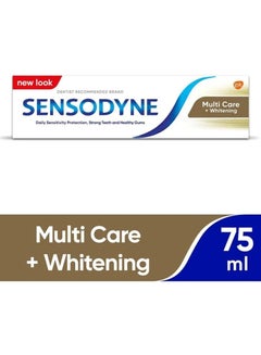 Buy Sensodyne Toothpaste Multi Care Plus Whitening 75 ml in Saudi Arabia