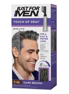 Buy Touch of Gray, Hair Coloring with Comb Applicator - Dark Brown in Egypt