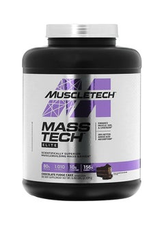 Buy MuscleTech Mass Tech Elite Chocolate Fudge Cake 6lbs US (RB) in UAE