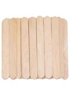 Buy 100 Pcs Wooden Spatula Wax Applicator in UAE