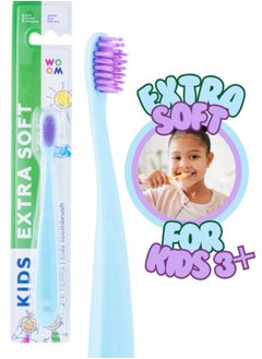 Buy Toothbrush KIDS WOOM Extra Soft Safe for Kid's Teeth and Gums in UAE