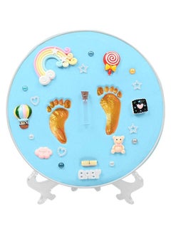 اشتري Dmg Baby Handprint Footprint Keepsake Kit, Blue في الامارات