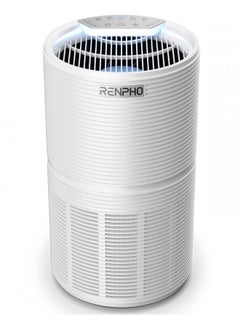 Buy RENPHO Large Room Air Purifier 960 Ft², Air Quality Monitor, Smart Auto/Sleep Mode, True HEPA Filter, Home Air Purifier for Smokers Pet Hairs Pollen Dust Eliminator, 100% Ozone Free,Timer,Safety lock in UAE