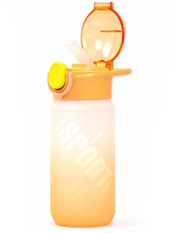 Buy Water Bottle 500ml With Handle - Orange in UAE