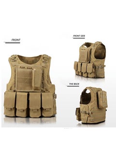 Buy Outdoor Tactical Vest Multifunctional Breathable Vest CS Outdoor Live Action Game Stab Proof Suit in UAE