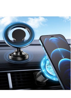 Buy Compatible for Car Mount for iPhone,Necomi Dashboard 360° Rotation Magnetic Car Mount, Cell Phone Holder for iPhone 14/13/12/All Smart Phones Black in Saudi Arabia
