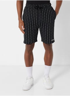 Buy Logo Pinstripe Basketball Shorts in UAE