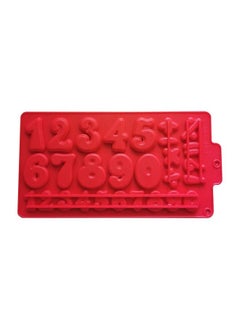 Buy 0-9 Number Cavities Chocolate Silicone Mold Large Number Baking Mold Resin Mold Cake Pan Mold for Biscuit Ice Cube Tray in UAE