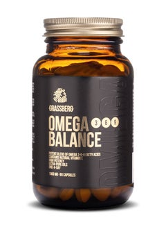 Buy Omega 3-6-9 Balance, 1000mg with Flax Seed Oil, Evening Primrose Oil and Natural Vitamin E - 90 Softgels in UAE