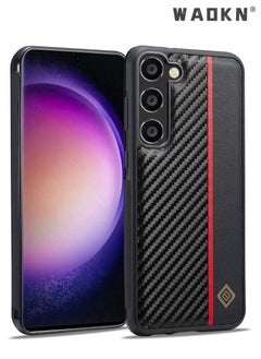 Buy Aramid Fiber Case for Samsung Galaxy A55 5G with Carbon Fiber Texture, Super Slim Protective Cover Skin, Soft Touch Sturdy Durable Case, Snap-on Back Cover Compatible with Galaxy A55 in Saudi Arabia