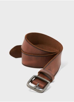 Buy Raw Edge Leather Belt in Saudi Arabia