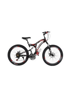Buy Bold Rider Red Mountain Bike | Outdoor Adventure Off Road MTB Bike | 24 Inch JDN1101 | Your Path To Thrills in UAE