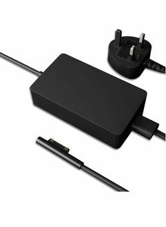 Buy 65W Power Adapter for Surface Pro, AC Power Supply Charging Cable, UK Plug Additional USB Port, Surface Charger Compatible for Microsoft Surface Pro X 7/6/5/4/3, Surface Laptop, Surface Book in Saudi Arabia