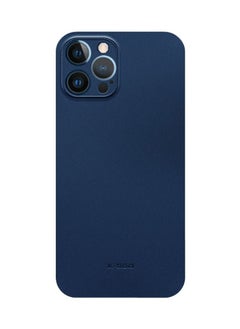 اشتري Air Skin Case Ultra Slim Back Cover Skin for iphone 12 Pro Max Frosted Anti Slip Full Coverage Blue في الامارات